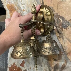Vintage Set of Brass Altar Bells